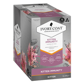 Ivory Coat Inspired by Raw Immunity Kitten Formula (12 x 85g)