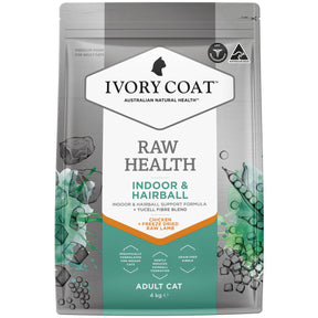 Ivory Coat Raw Health Cat Dry Food Indoor & Hairball