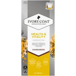 Ivory Coat Inspired by Raw Health & Vitality Dog Formula (9 x 100g)